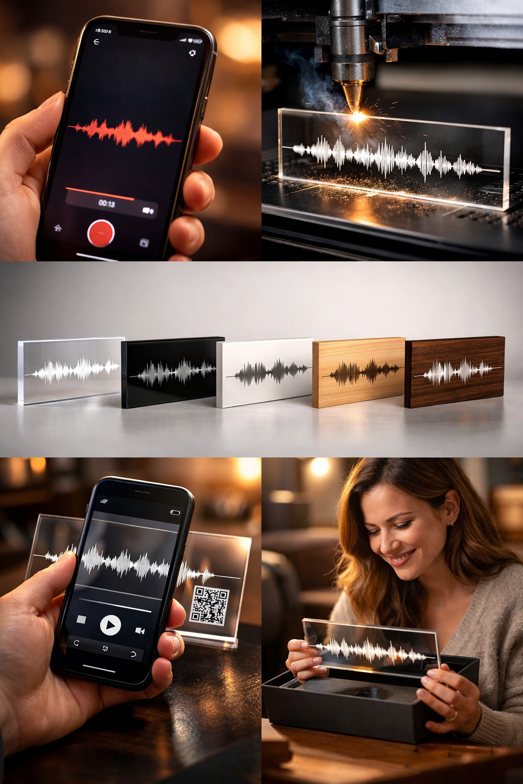 EchoMark™ – Personalized Soundwave Plaque