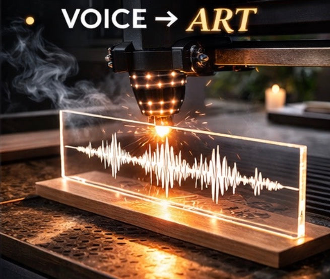 EchoMark™ – Personalized Soundwave Plaque
