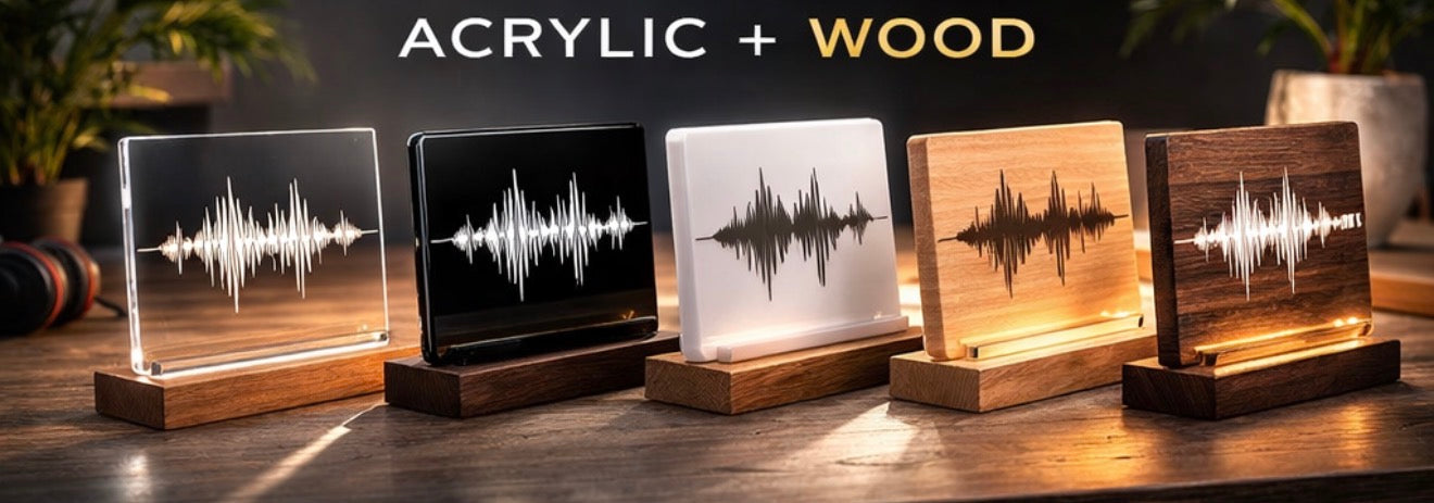 EchoMark™ – Personalized Soundwave Plaque