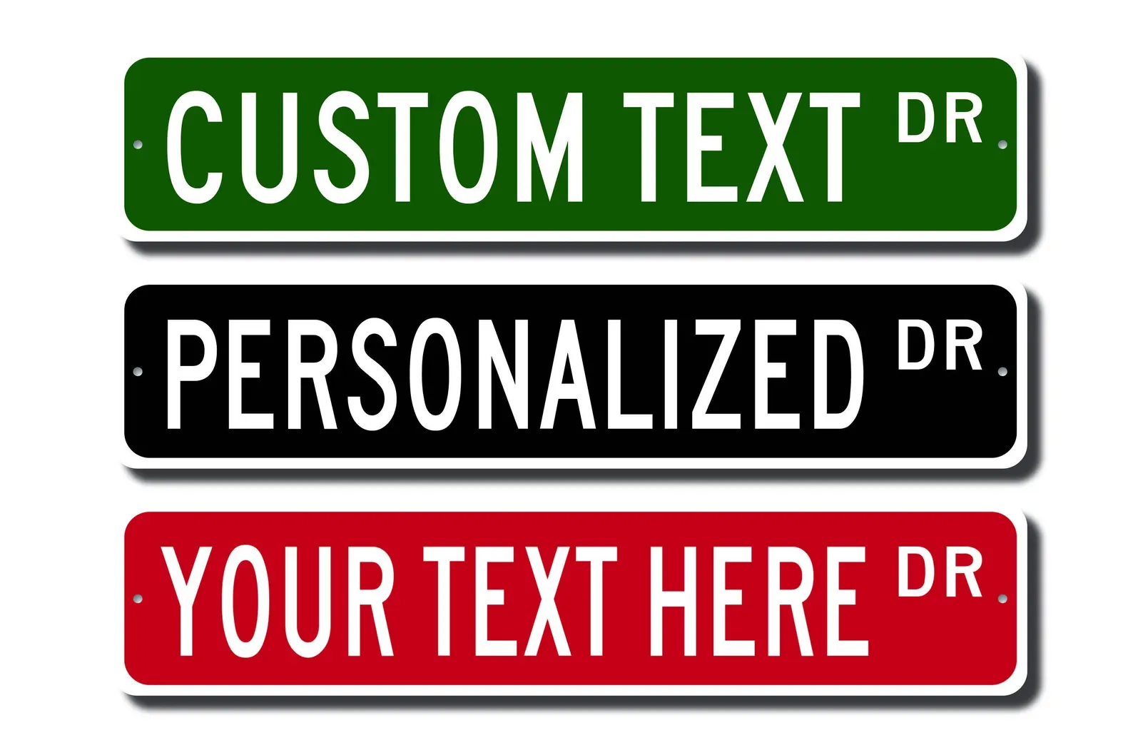 Custom 2 Layer Acrylic Street Sign — Personalized Address & Name Plaque